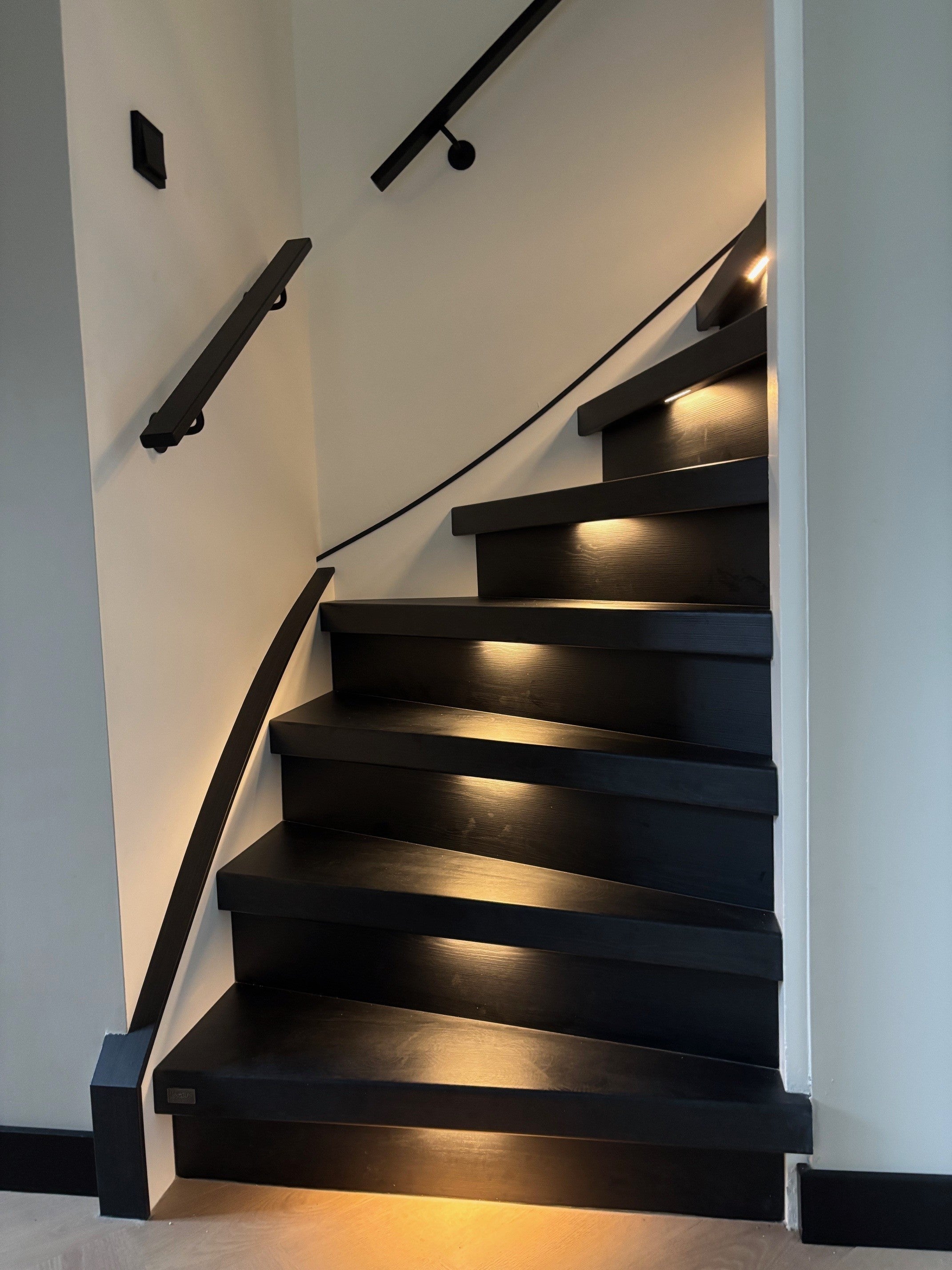 Stalen trapleuningen